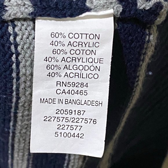 Place Kid's Boy Striped Sweater Size Large (10-12) (PRE-LOVED) - Picture 4 of 5